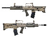 WE L85A2 Desert Version GBB Rifle (Open-Chamber)